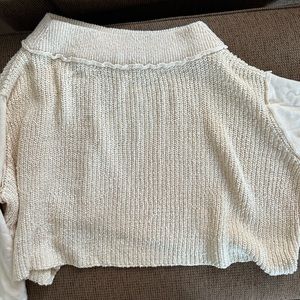 Free people off the shoulder sweater.